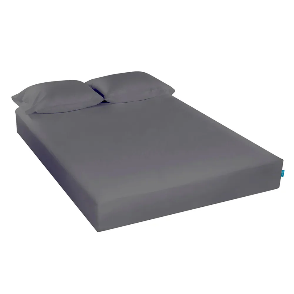 Set de Sábanas Sognare® de algodón 400 Hilos Gris Individual - Image 2